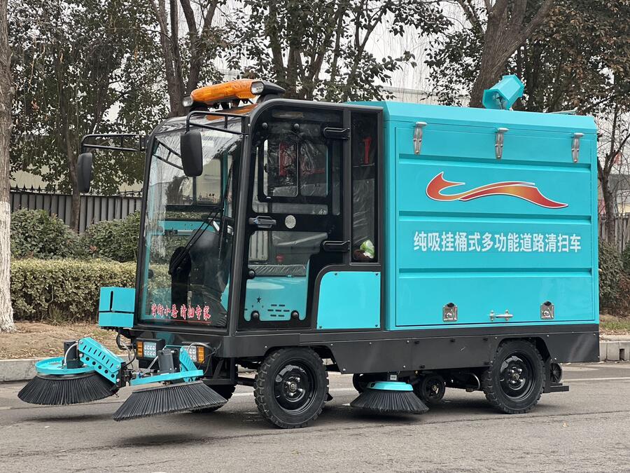 張家港純吸版道路灰塵掃地車金藝環(huán)境旋風款四輪清掃車